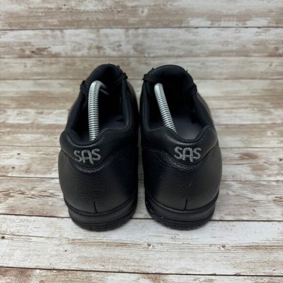 SAS Liberty Black Leather Slip Resistant Lace Up Work Shoes Women's Size 12W - Picture 4 of 9